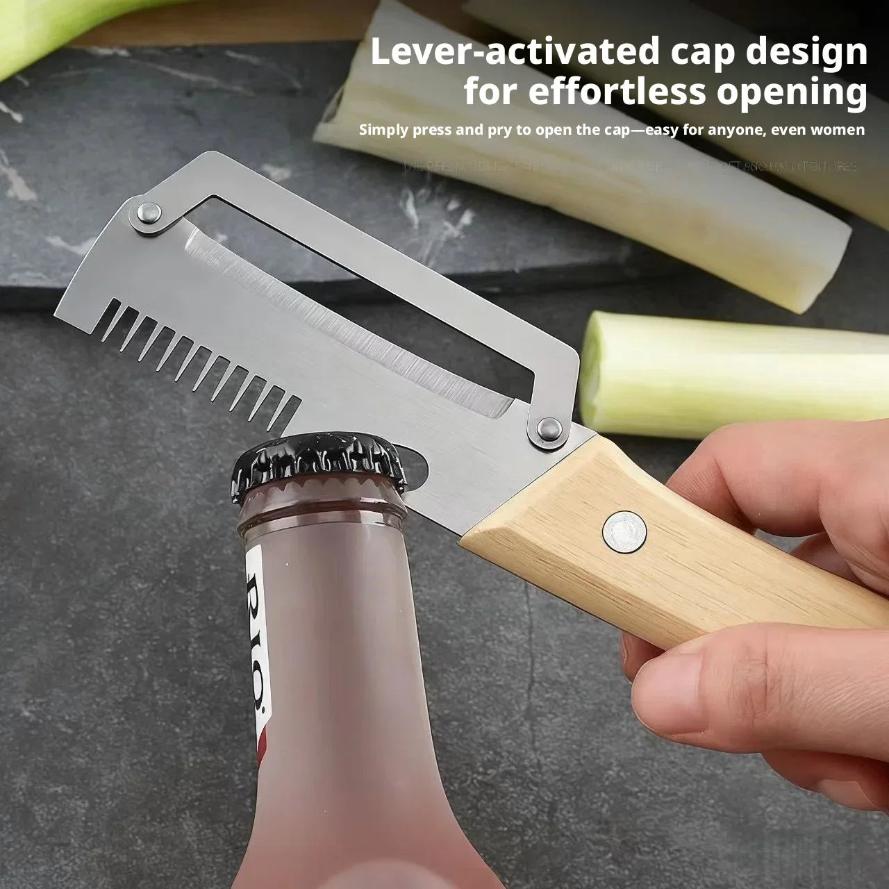 Feliator Multifuncțional pentru Legume 3-în-1
